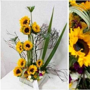 Arreglo Floral con Girasoles  Van Gogh